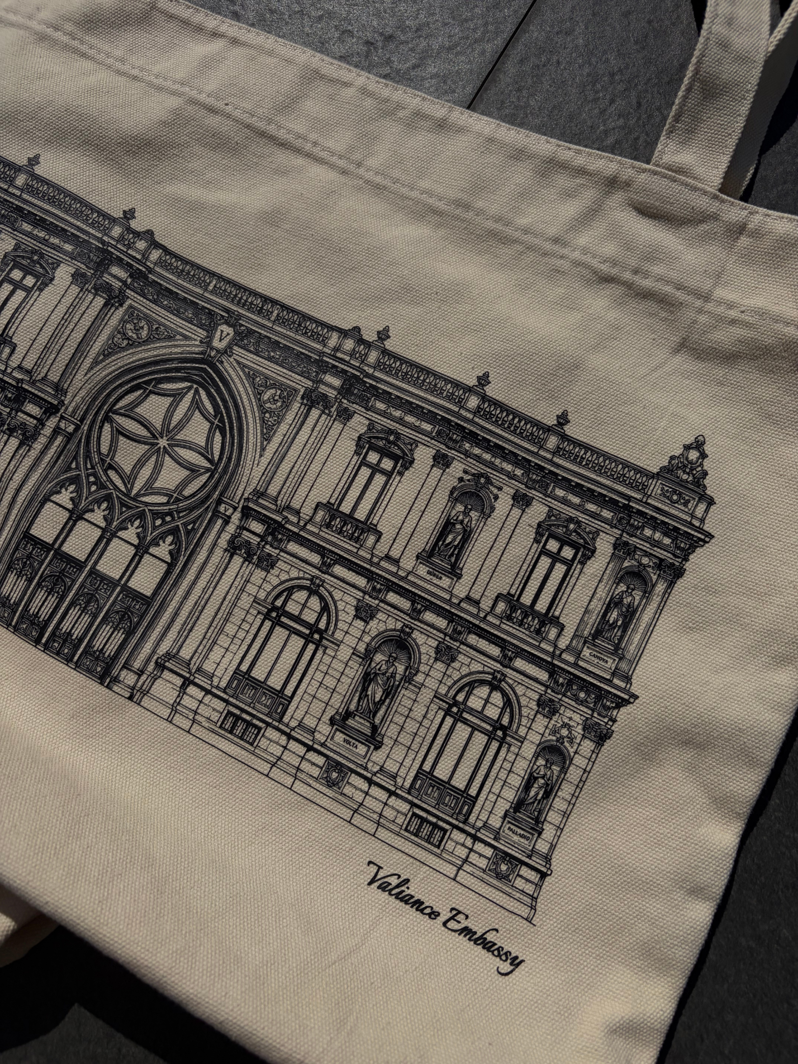 Valiance Embassy Tote Bag